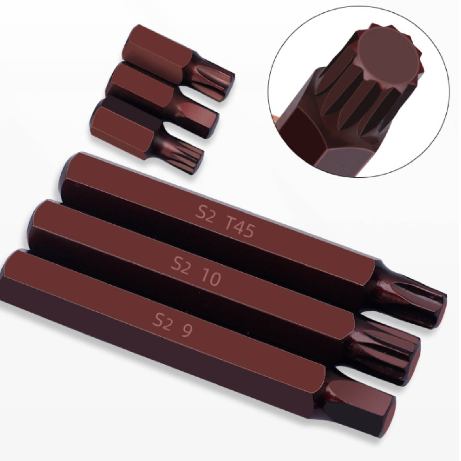 Auto Repair Shop - 60 Pieces Star Drive Bit Set