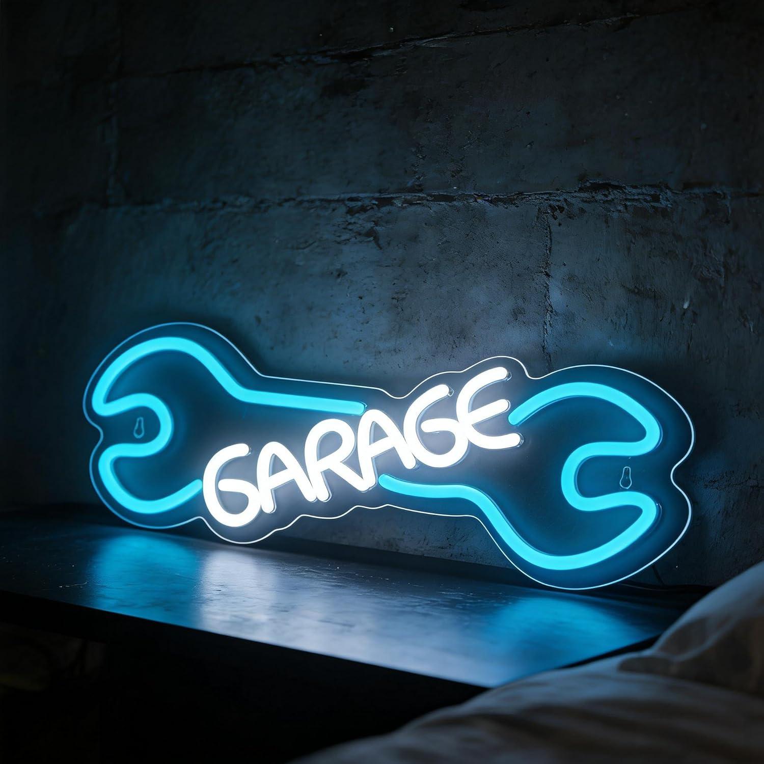 Garage Neon Sign USB Powered L - đánh giá và giá Auto Repair Shop Signs