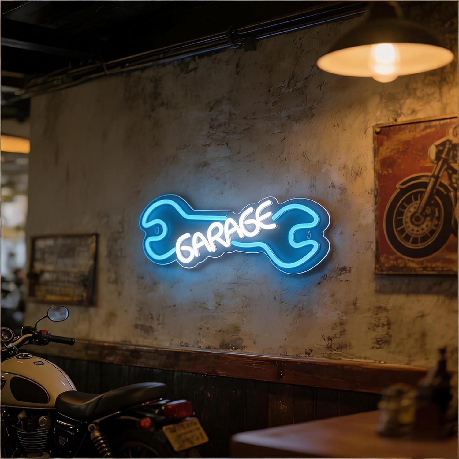 Garage Neon Sign USB Powered L - đánh giá và giá Auto Repair Shop Signs