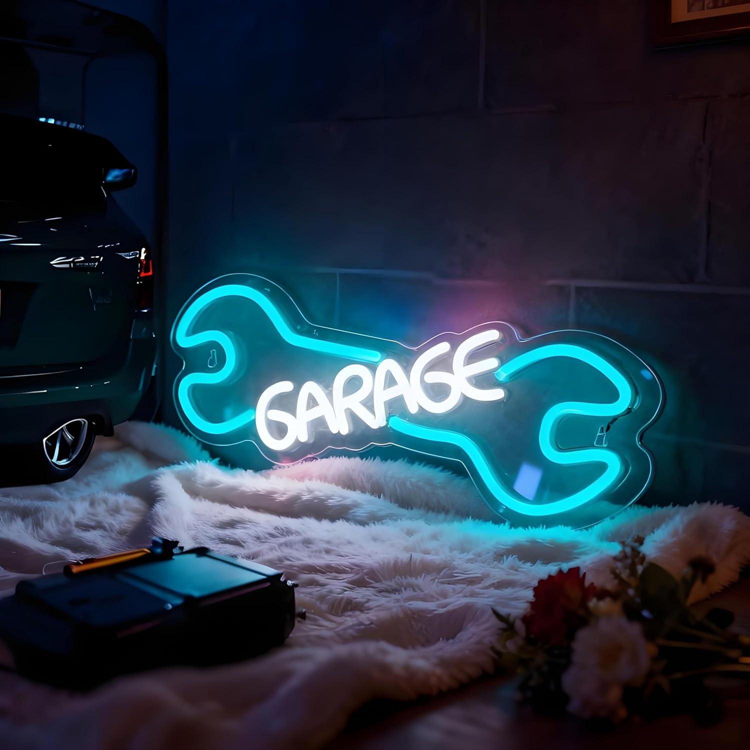 Garage Neon Sign USB Powered L - đánh giá và giá Auto Repair Shop Signs