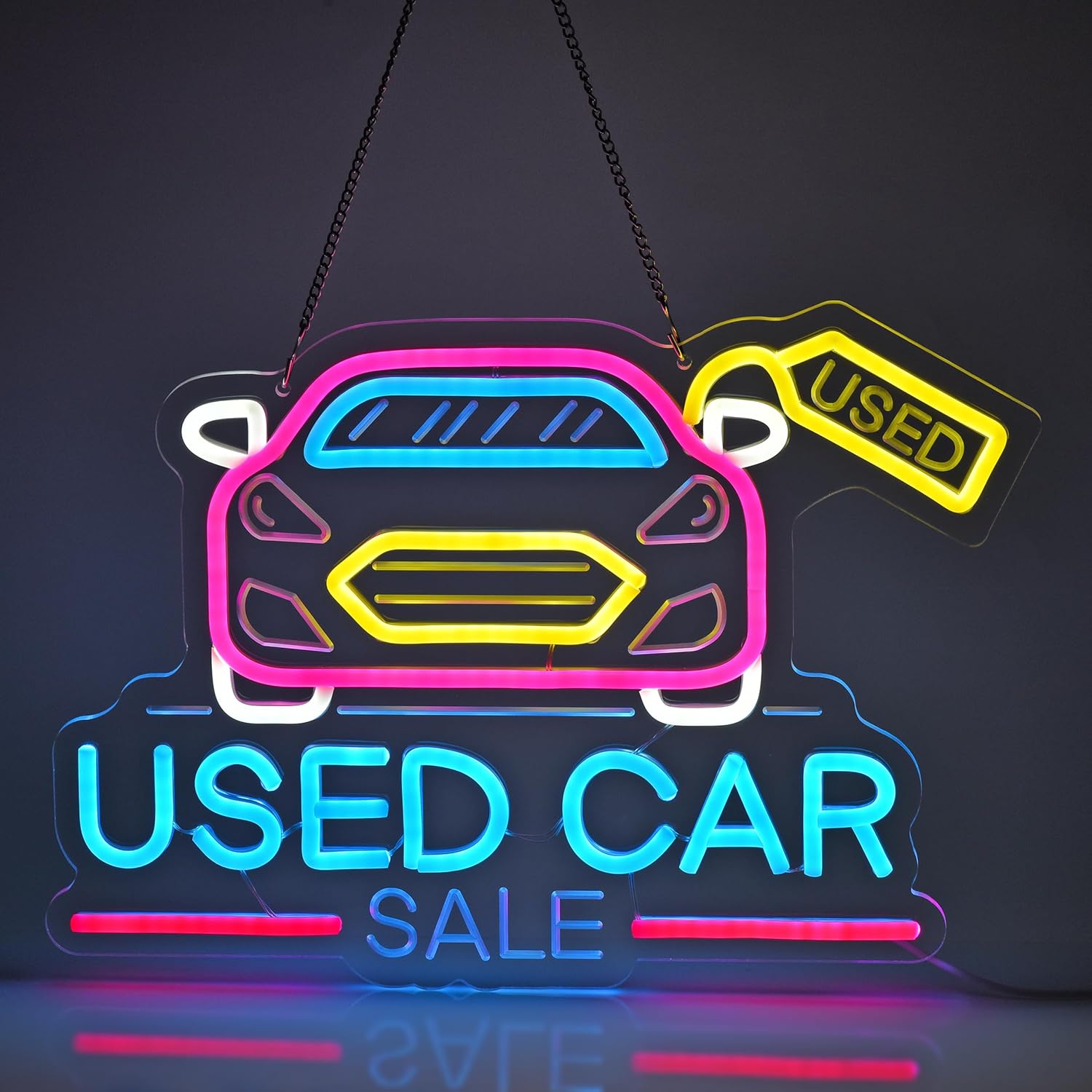 Used Car Sale Neon Sign USB Po - đánh giá và giá Auto Repair Shop For Sale