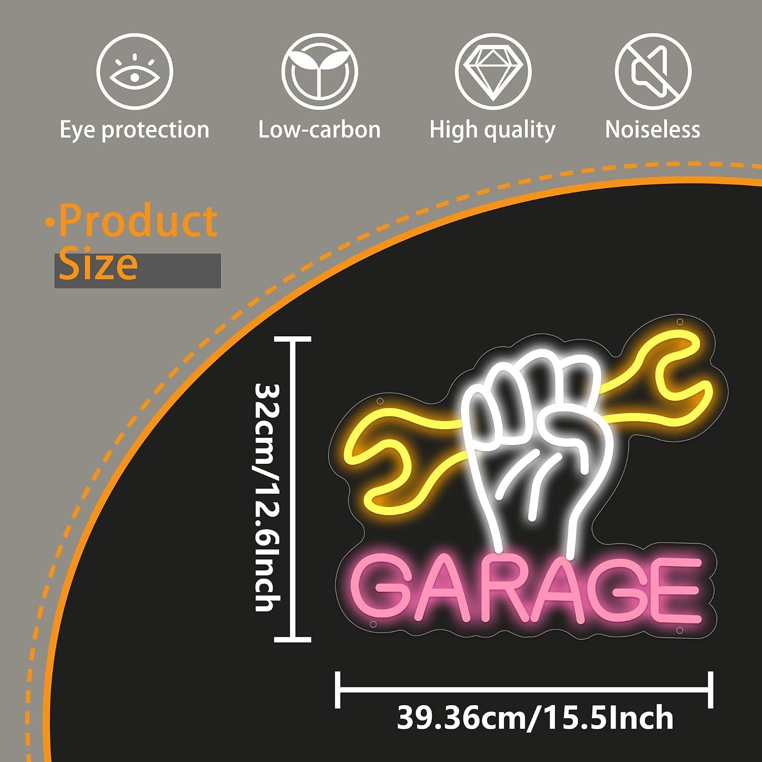 Garage Neon Sign Powered LED N - đánh giá và giá Auto Repair Shop Signs